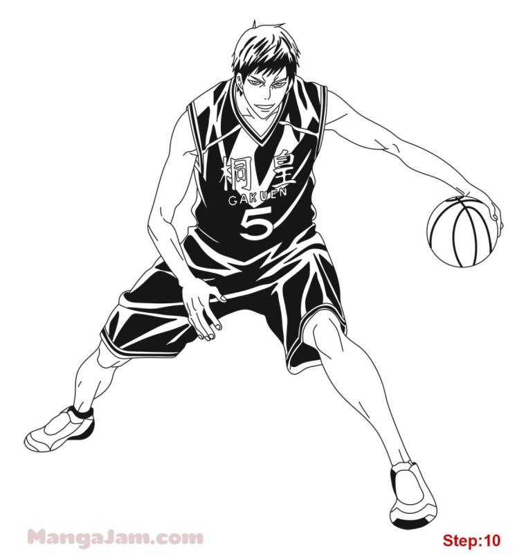 Аниме баскетбол Куроко в полный рост