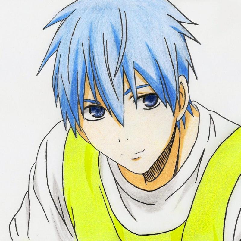 Куроко Тецуя для срисовки