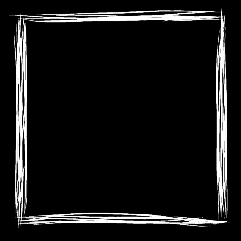 Белая рамка на прозрачном фоне