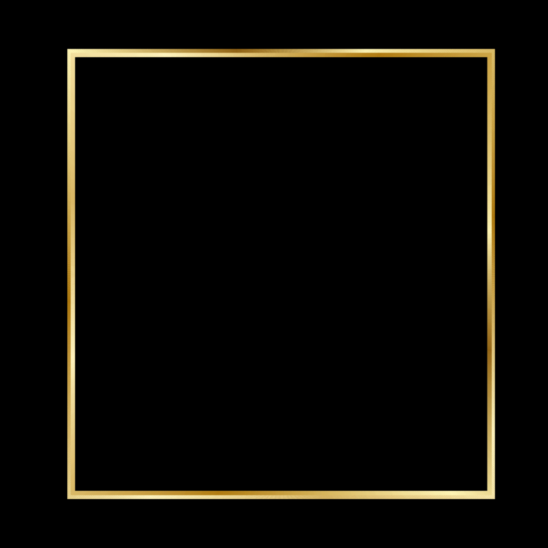 Золотая рамка прямоугольная