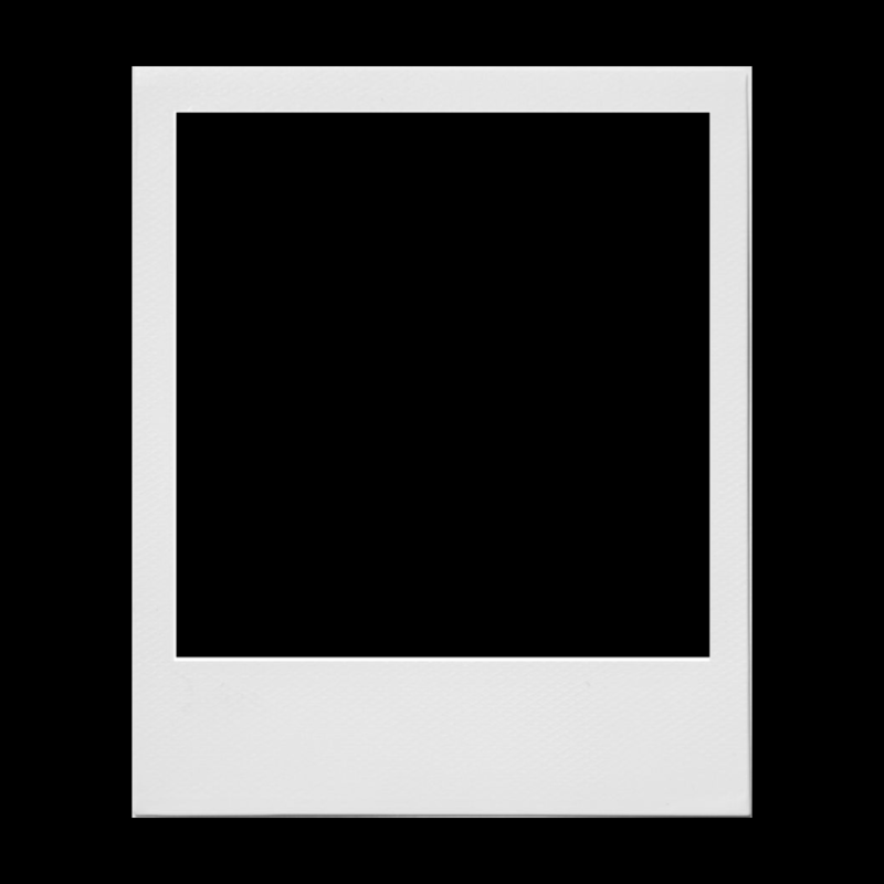 Белая рамка полароид для фотошопа