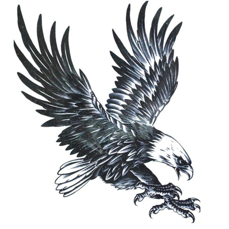 Орел в полете тату