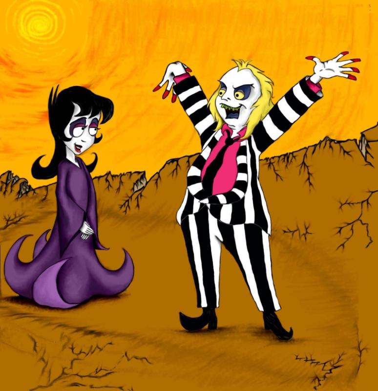 Битлджус мюзикл арт