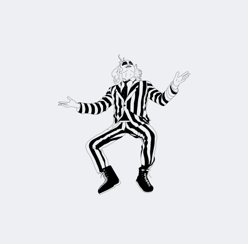 Чёрно-белый Beetlejuice