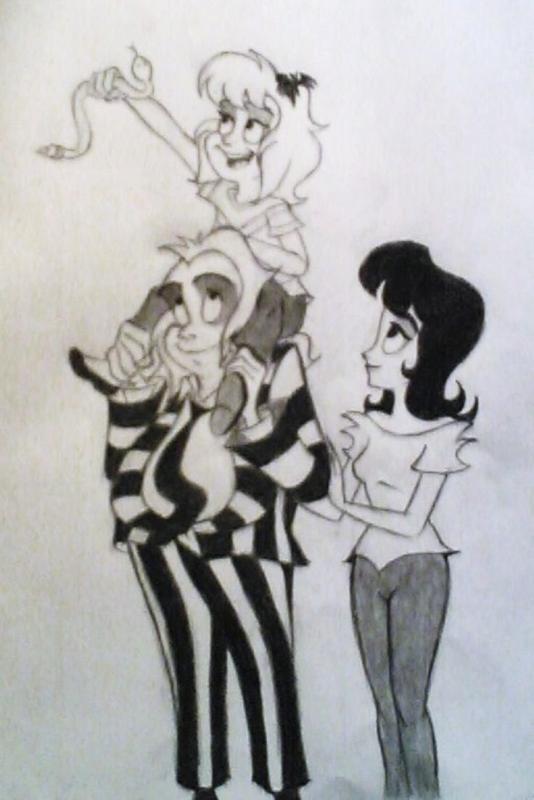 Битлджус и Лидия