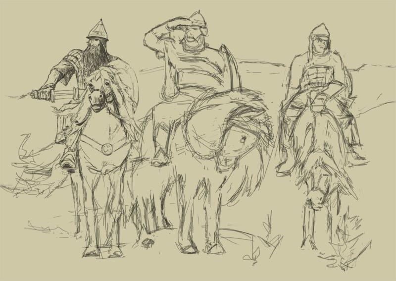 Богатырь Урал батыр рисунок