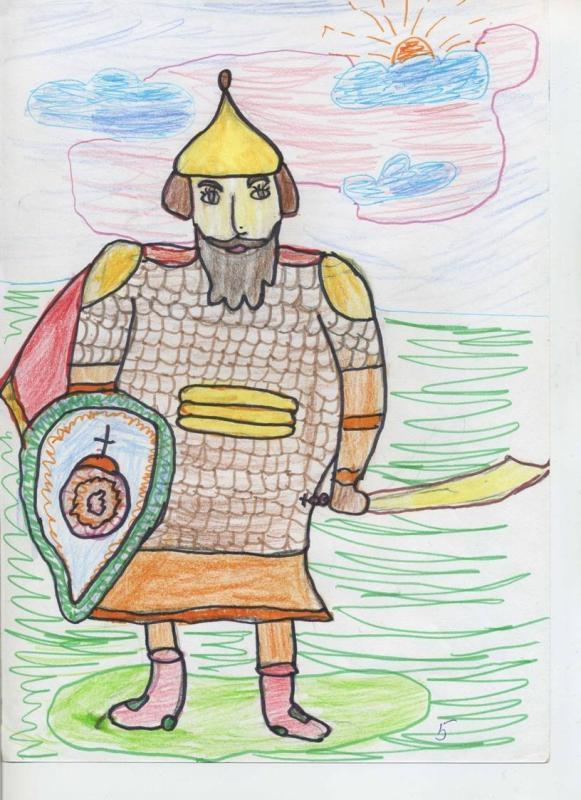 Рисование богатыри в средней группе