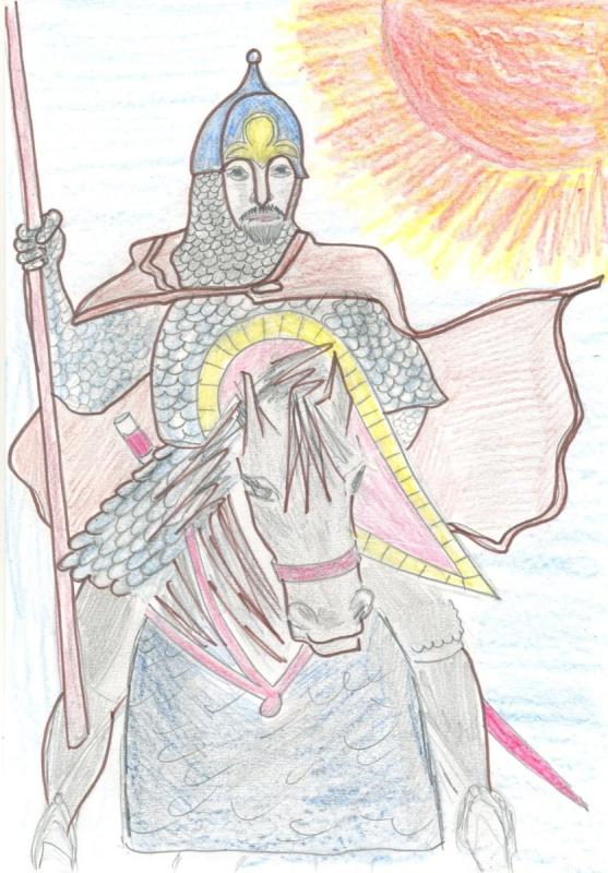 ЗЗ богатыря рисование