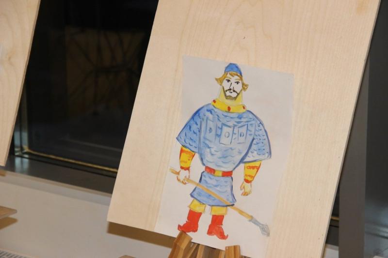 Детские рисунки богатырей