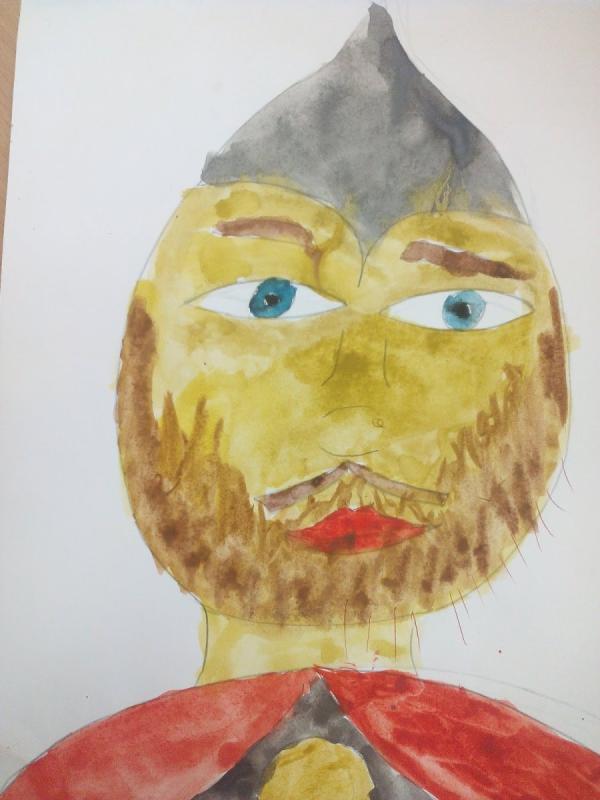 Нарисовать Александра Невского Ледовое побоище