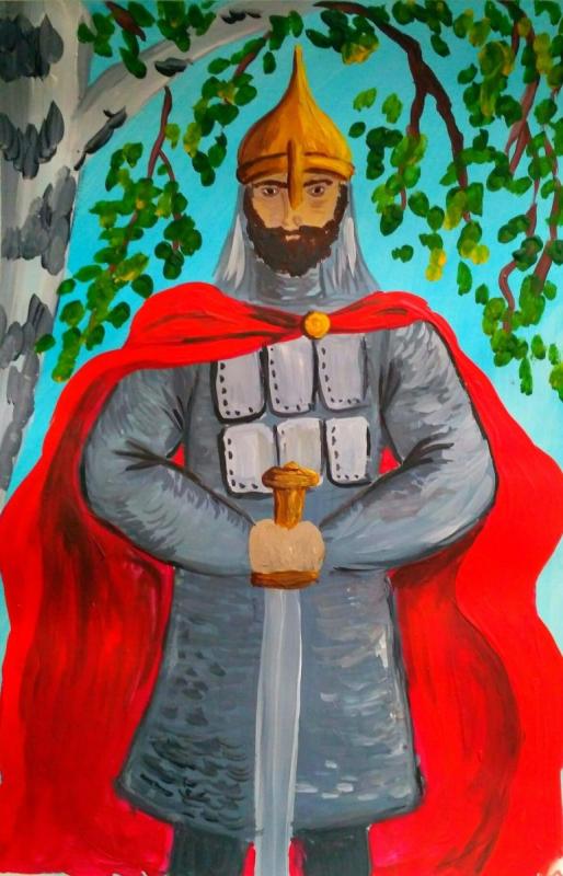 Александр Невский защитник земли русской рисунки