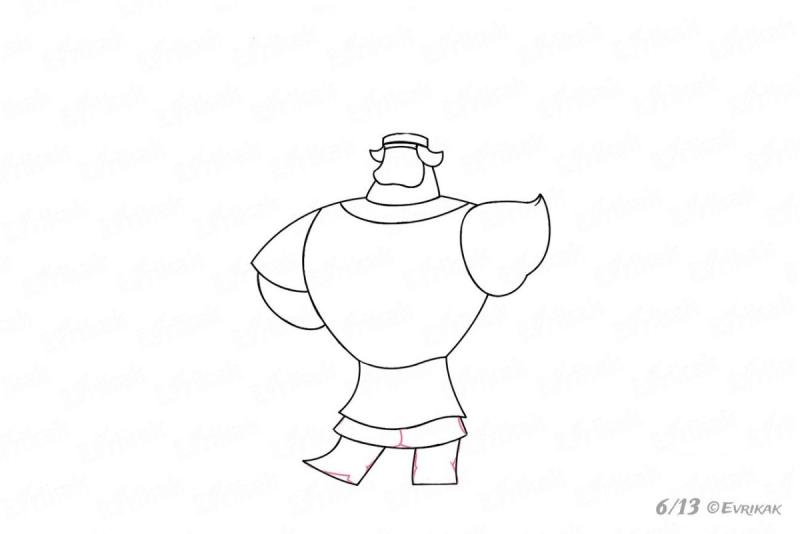 Князь Александр Невский рисунок