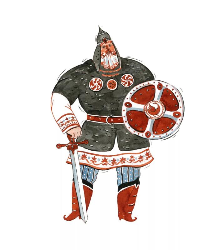 Кантата Александр Невский рисунок