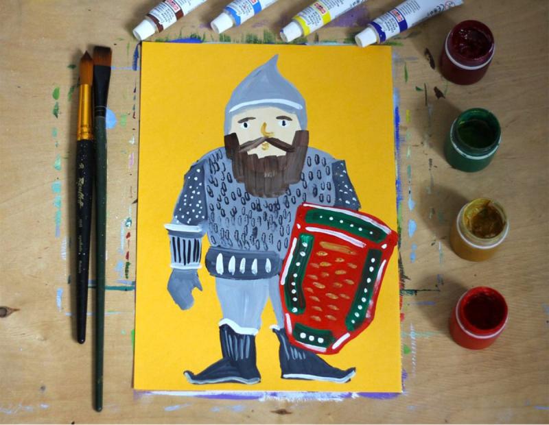 Портрет богатыря Невский