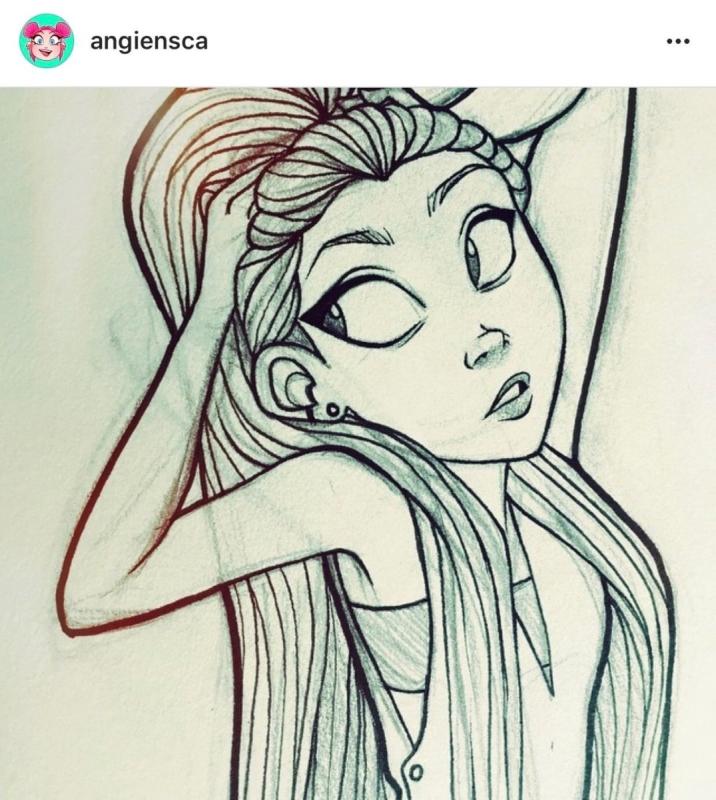 Рисунки простым карандашом сердечки