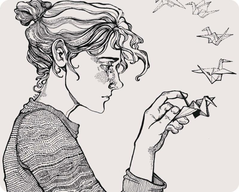 Рисунки в стиле зеленая лампочка