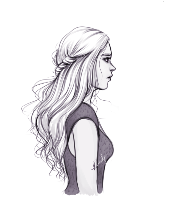Девушка рисунок