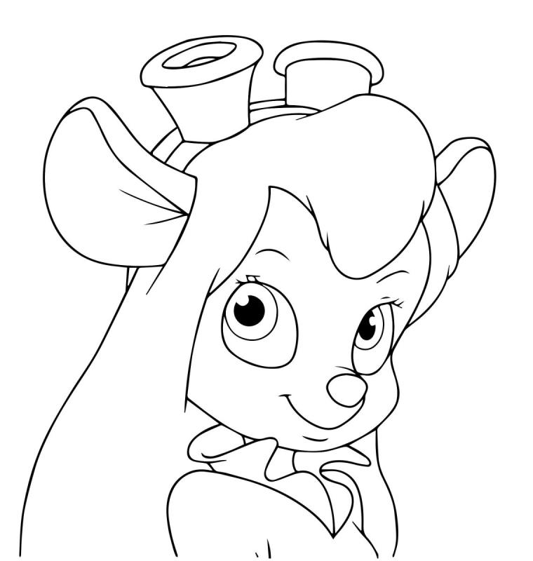 Раскраски мультфильмы чип и Дейл