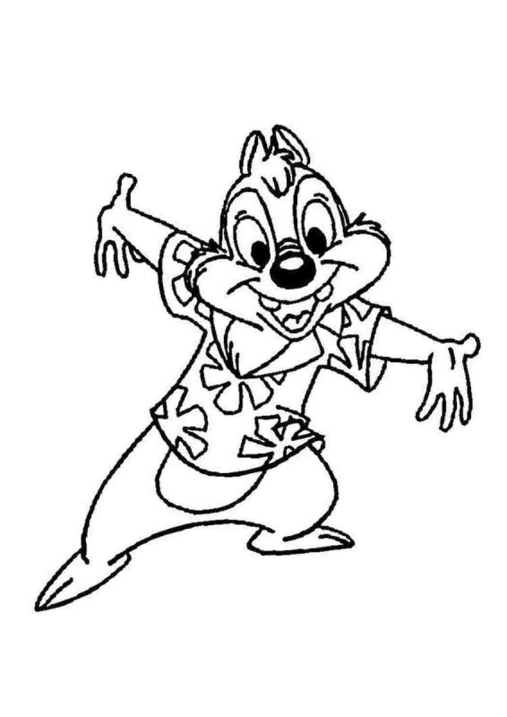 Чип и Дейл раскраска логотип