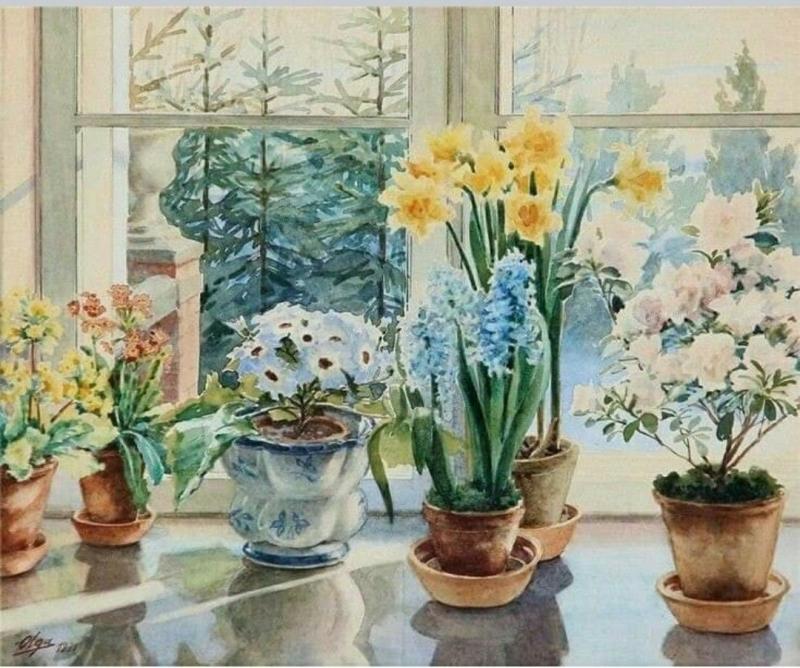 Акварели Ольги Александровны Романовой