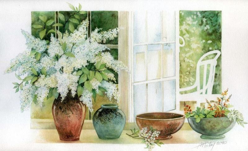 Anne Marie Patry-Belluteau акварели