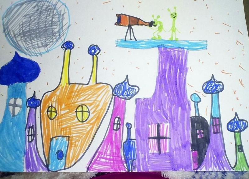 Рисунок на тему будущее