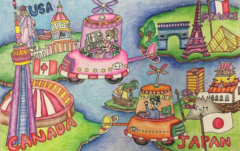 Город рисунок