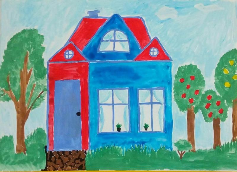 Домик для рисования