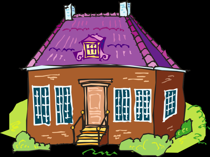 Домик мультяшная