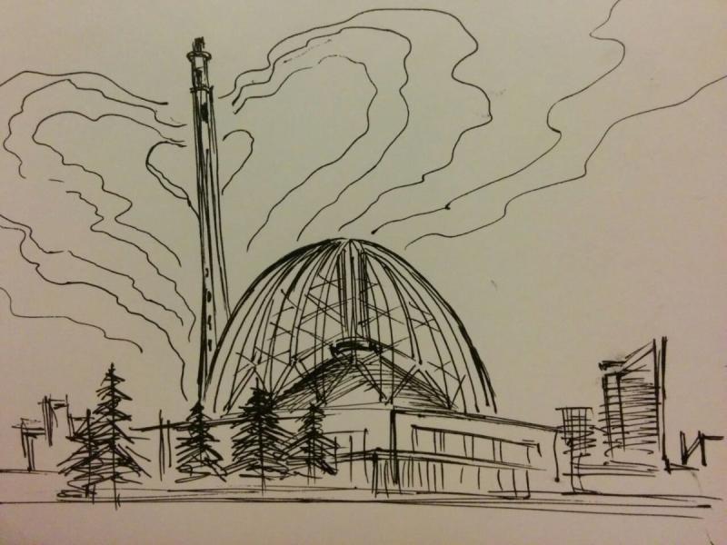 Достопримечательности Екатеринбурга рисунок