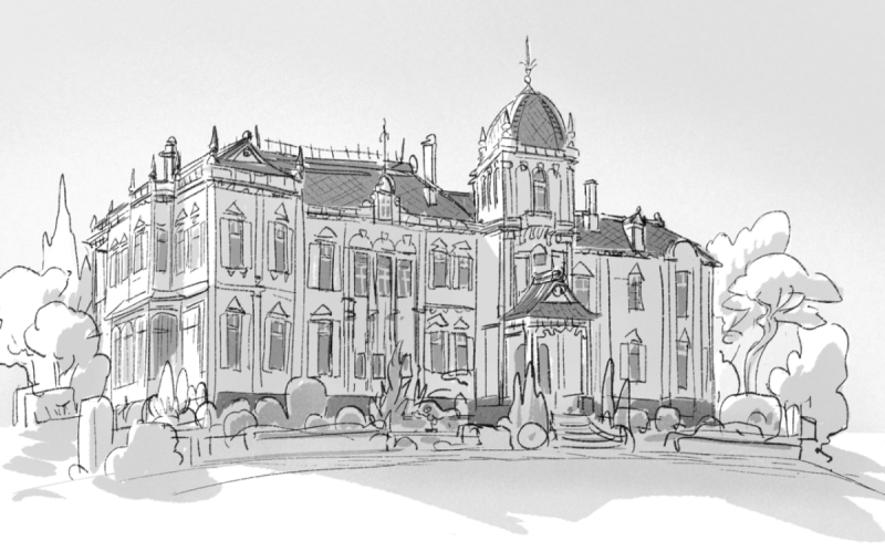 Архитектурный стиль рисование