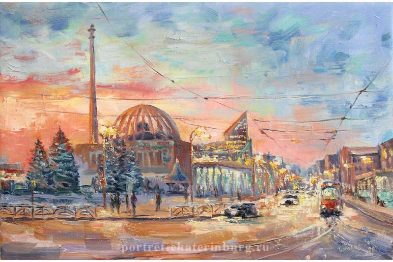 Нарисованный город