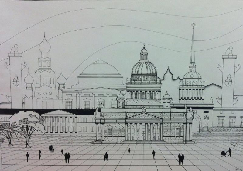 Татарстан достопримечательности вектор