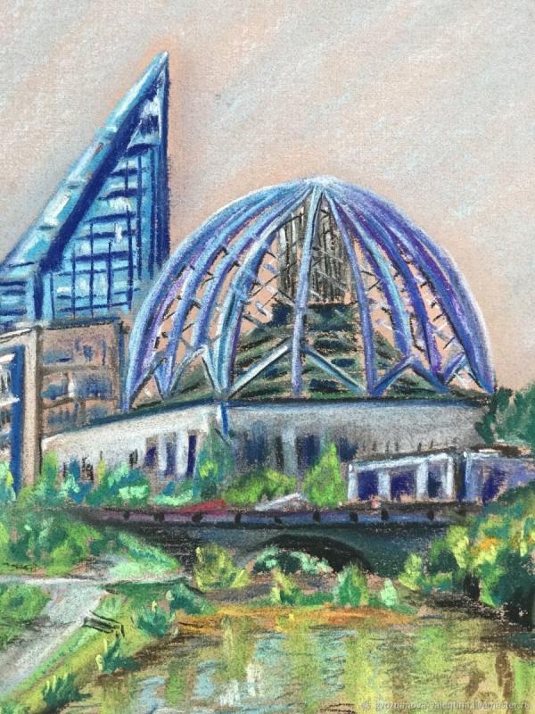 Городской пейзаж Графика