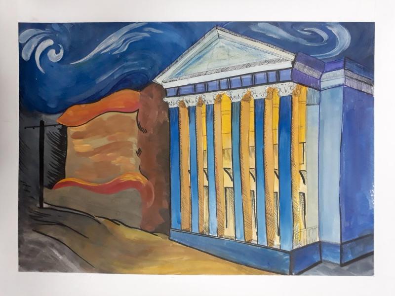 Октябрьский рисунки