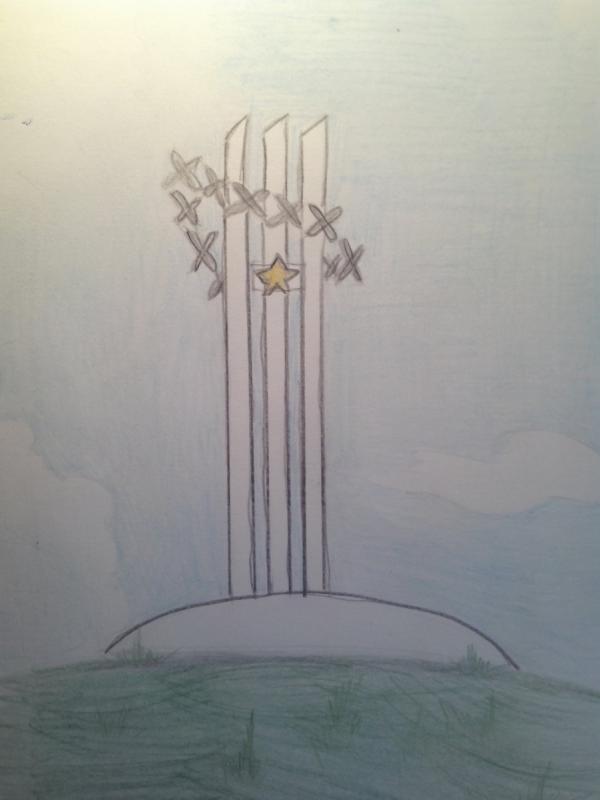 Памятник Журавли в Саратове