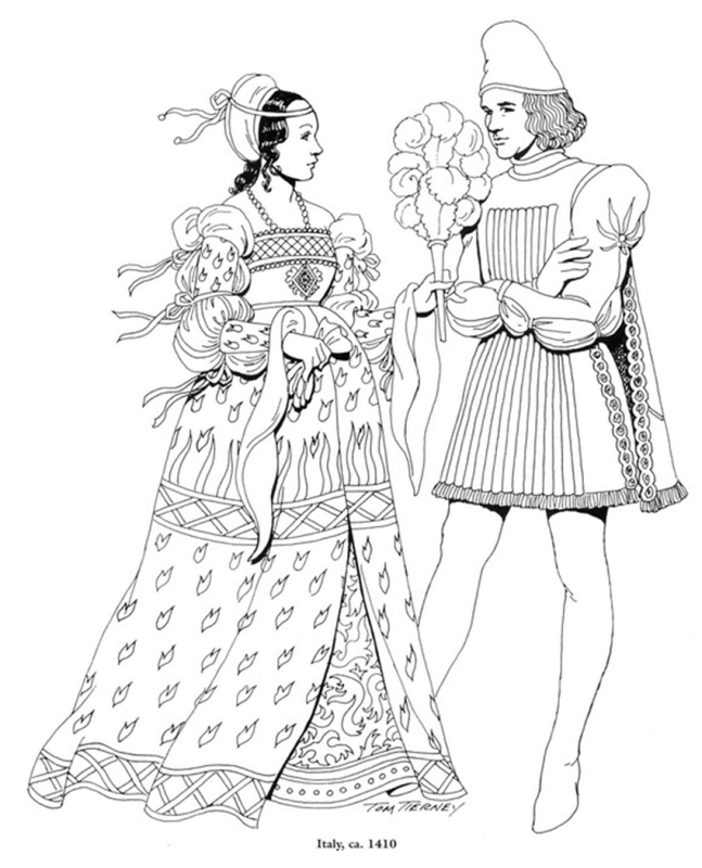 Одежда древних славян женская