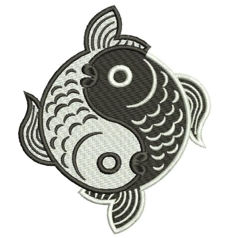 Рыбка эскиз Минимализм