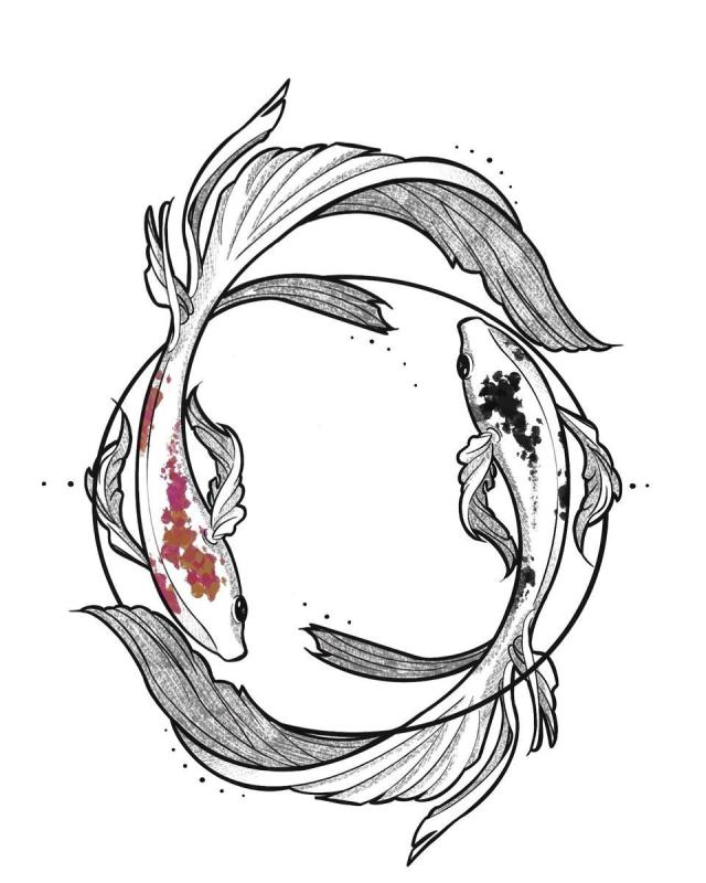 Рыбки Инь Янь