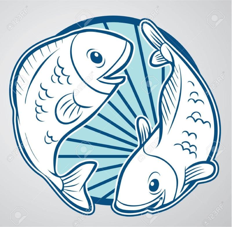 Золотая рыбка орнамент