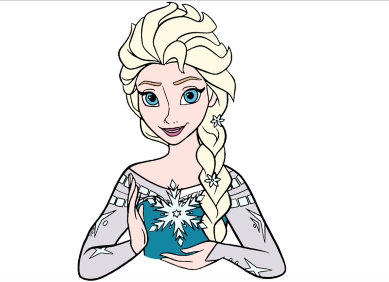 Эльза диснеевский персонаж