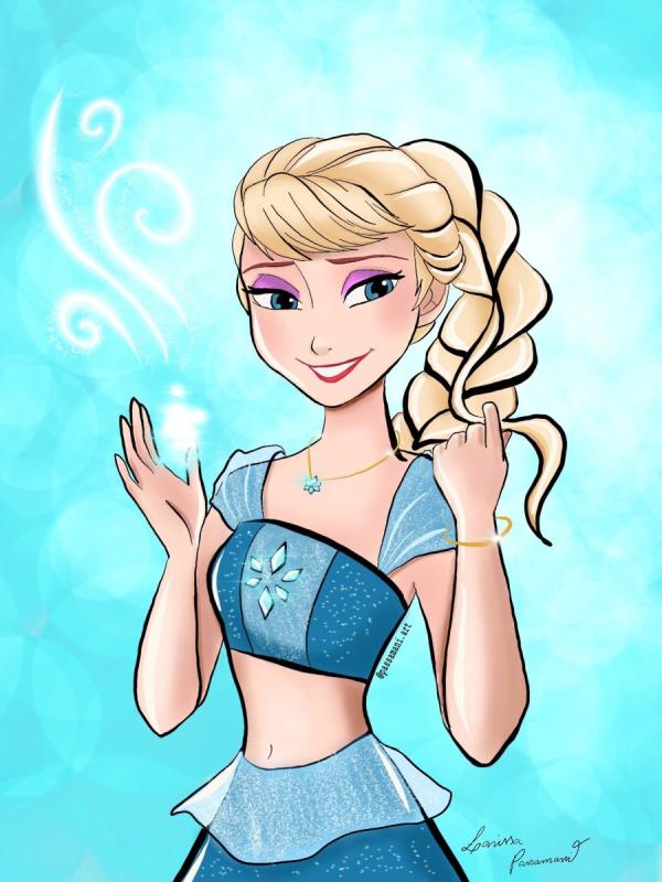 Диснеевские персонажи принцессы Эльза
