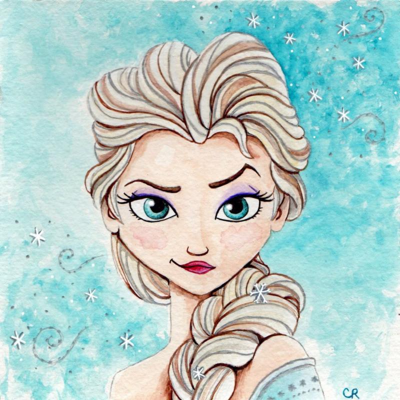 Эльза и Анна срисовать