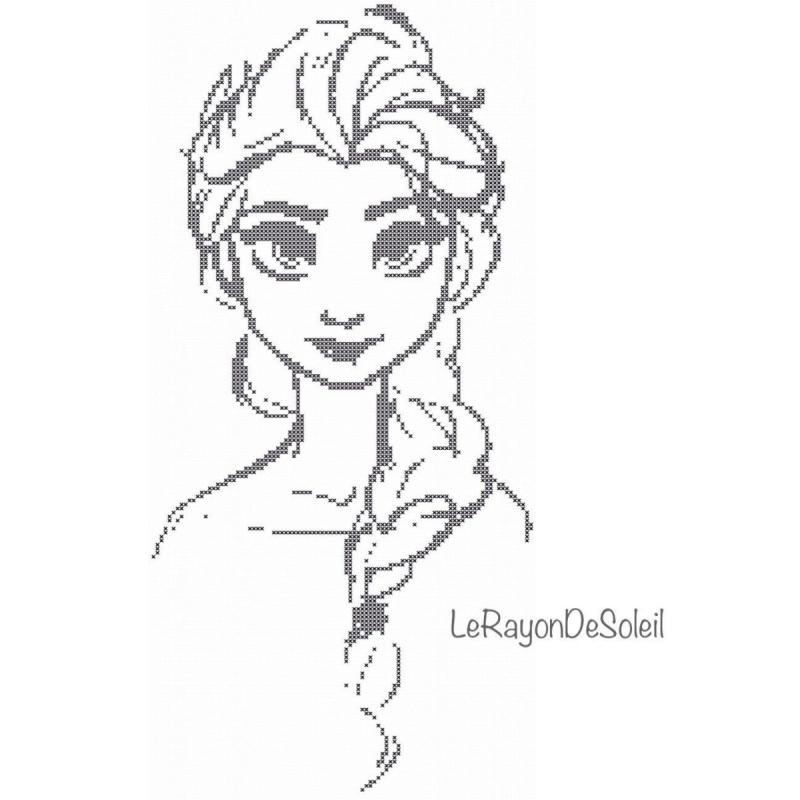 Эльза рисунок для детей81