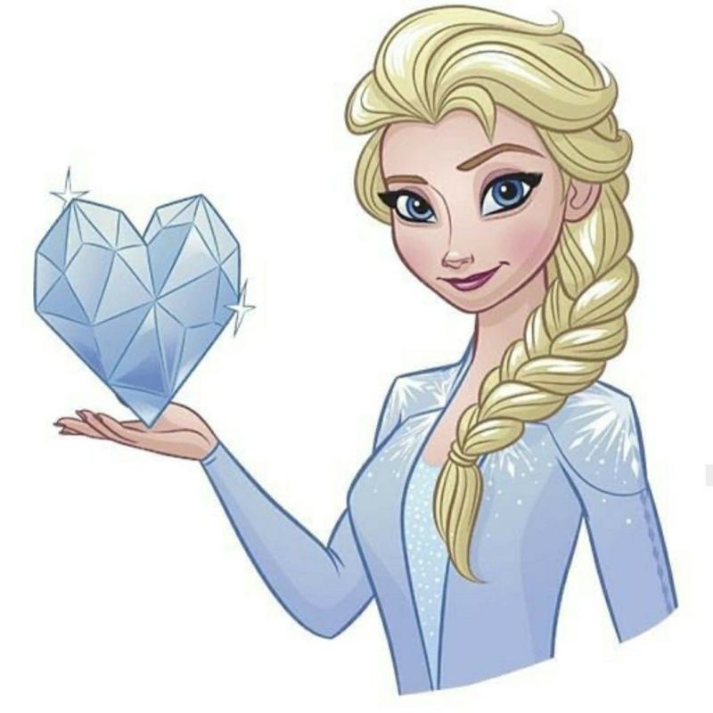 Разукрашка Эльза