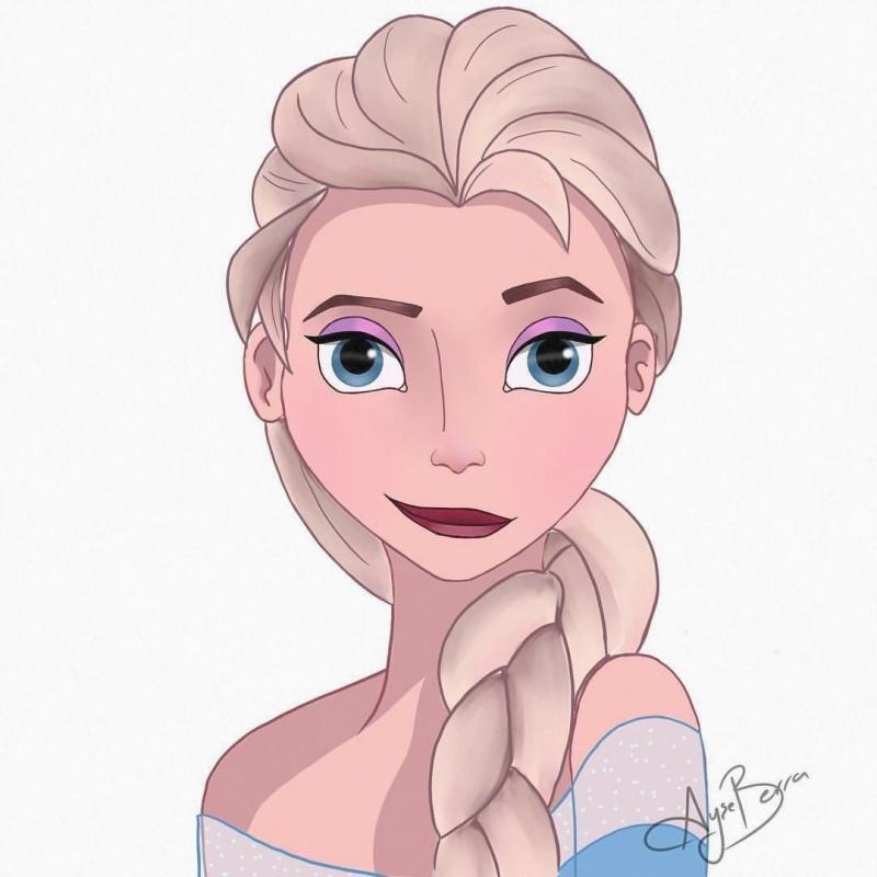 Эльза рисунок