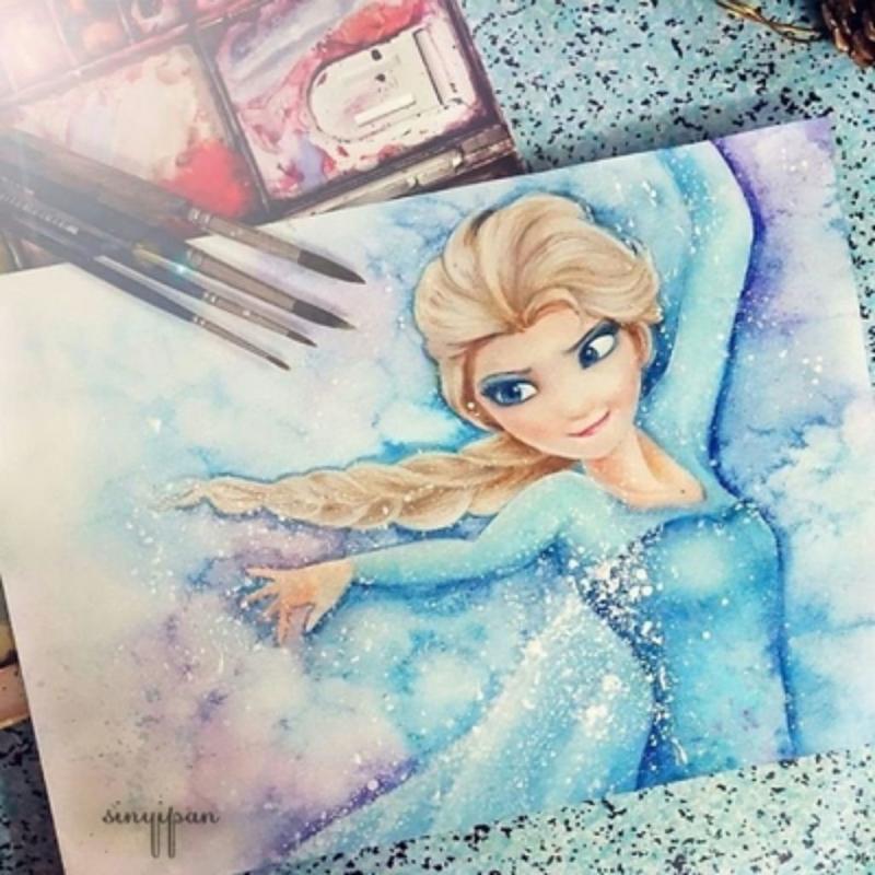 Эльза Стикеры