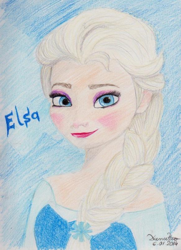 Эльза рисунок