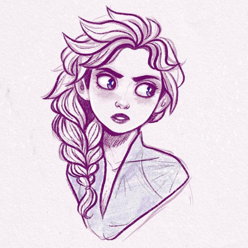 Эльза на аву