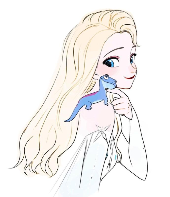 Эльза векторное изображение